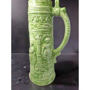 Vintage 1973 Holland Mold Handcrafted 15.75" Ceramic Beer Tankard